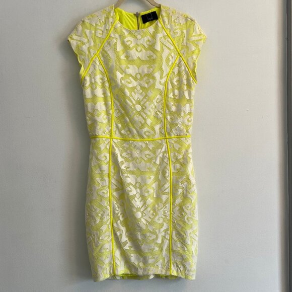 Dolce Vita Aletta Neon Lace Dress  - Size S - Picture 1 of 12